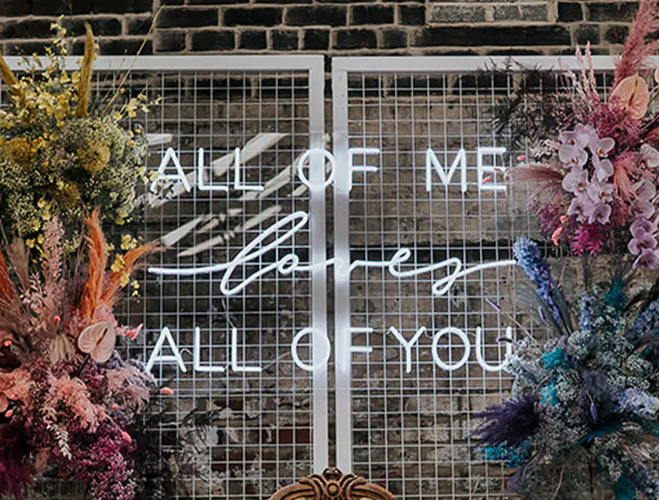 'All Of Me Loves All Of You' Neon Sign