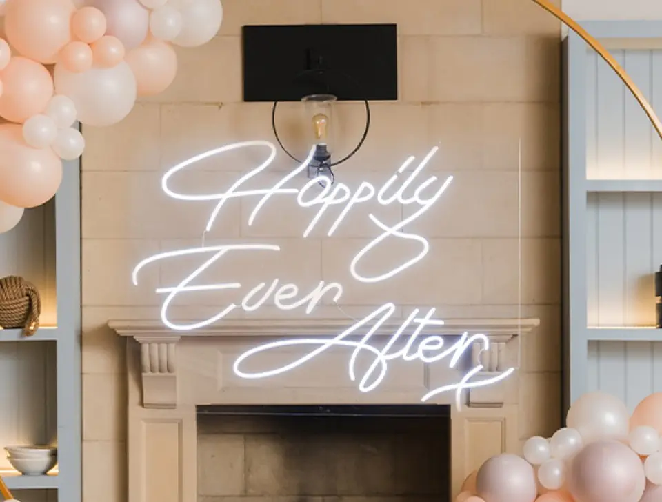 'Happily Ever After' Neon Sign