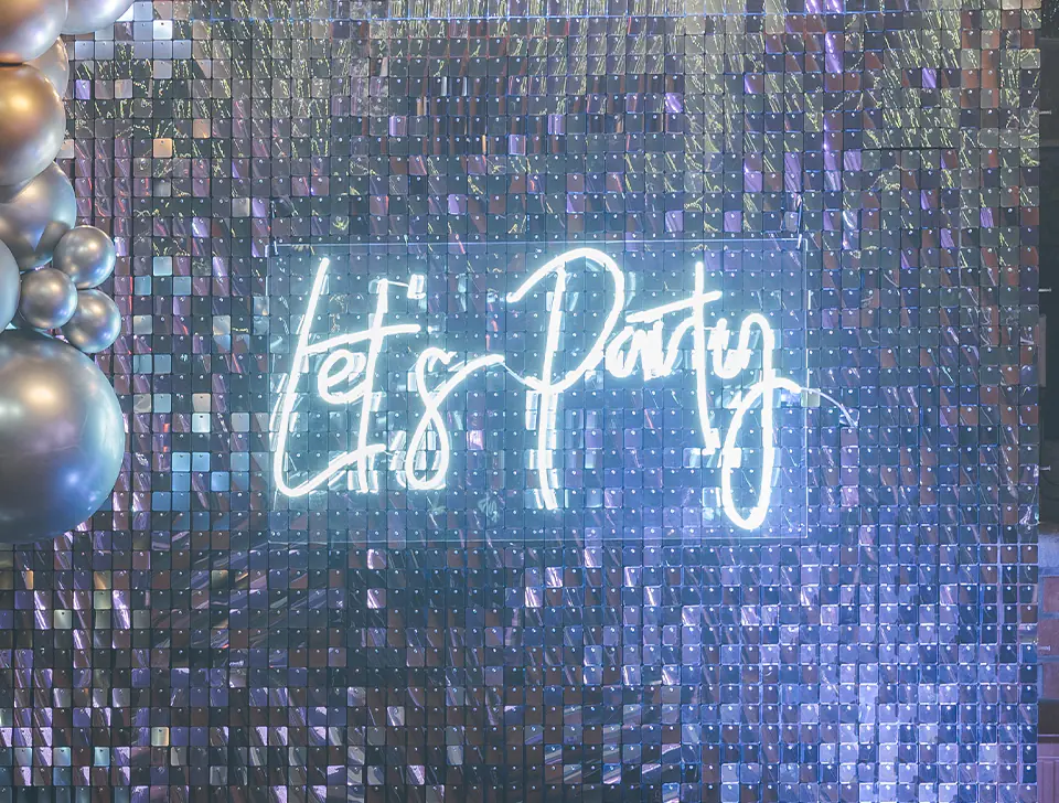 'Let's Party' Neon Sign